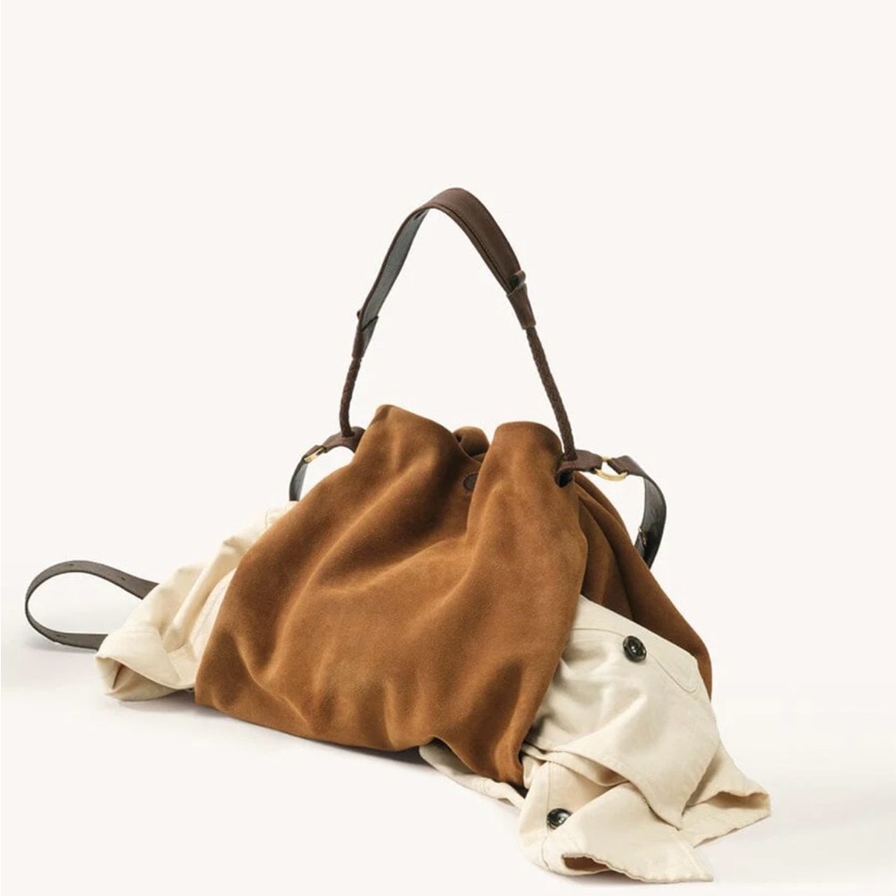 Songmont Medium Gather Bag Set - Ochre Suede - Picture 5 of 5